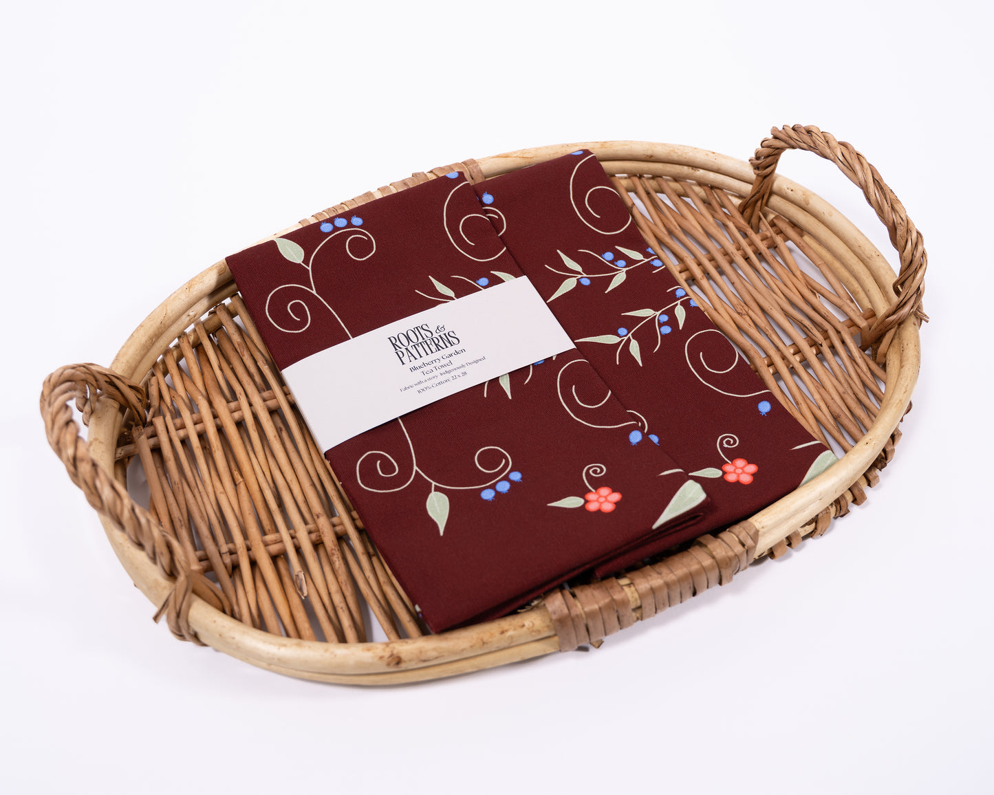 Blueberry Garden Tea Towel