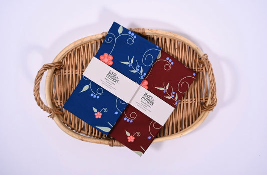 Blueberry Garden Tea Towel